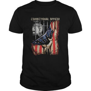 Correctional Officer American Flag Happy Independence Day Shirt